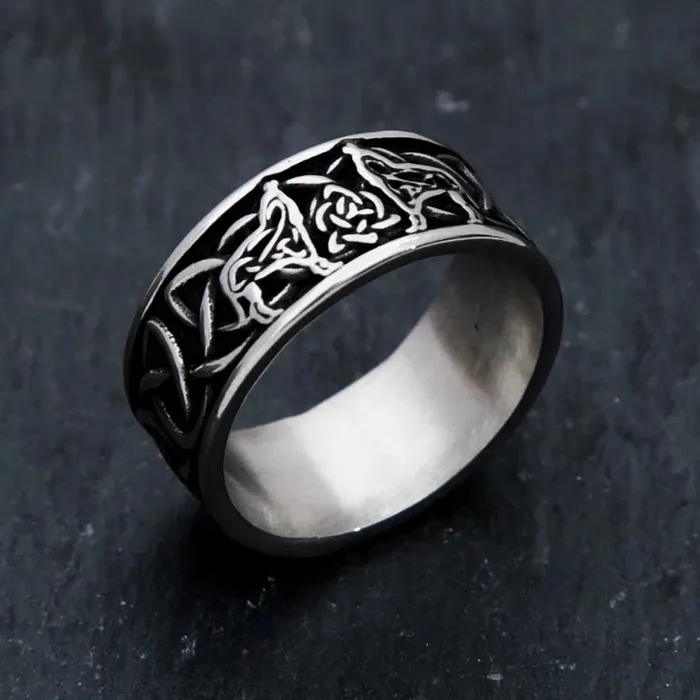 Viking Ring Norse Wolves Valhalla Vikings Rings